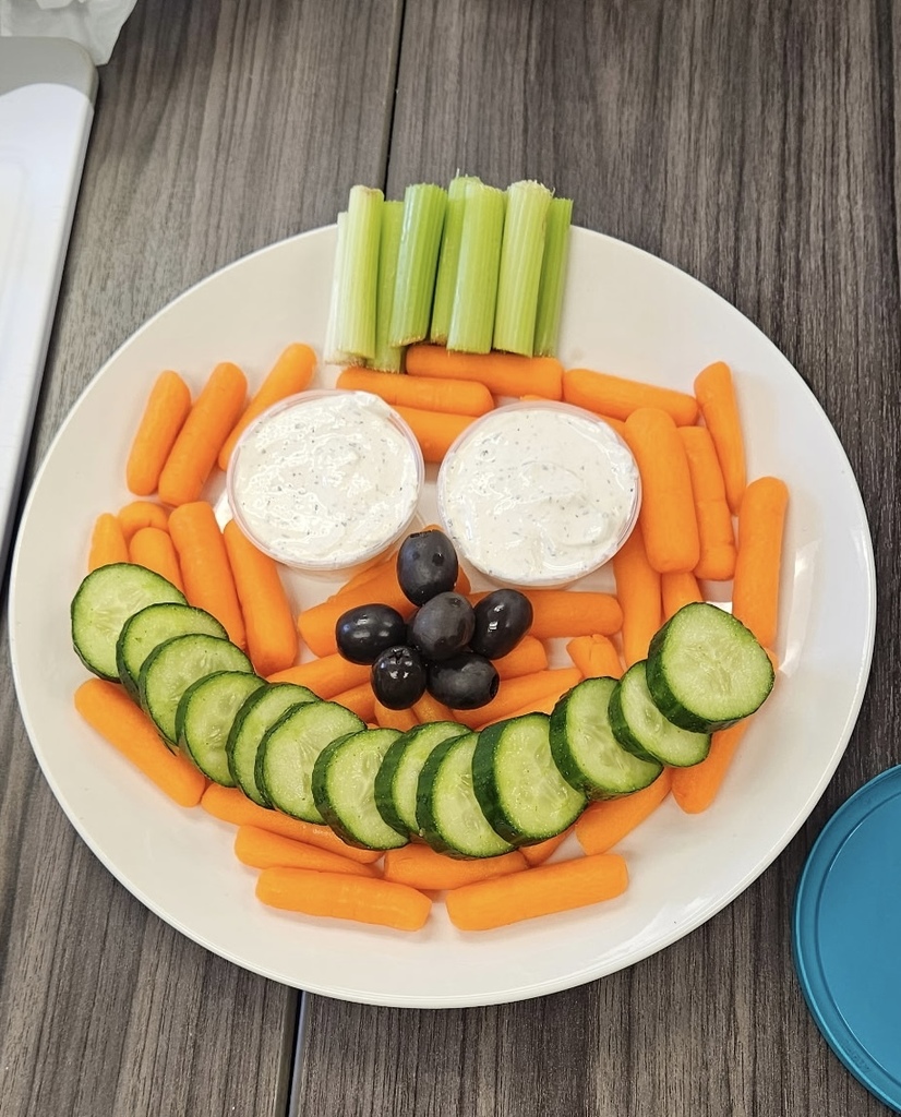 Pumpkin veggie tray