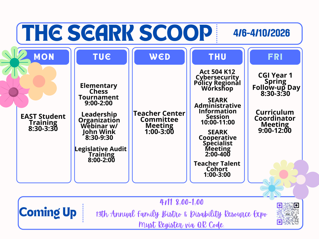 seark scoop for the week