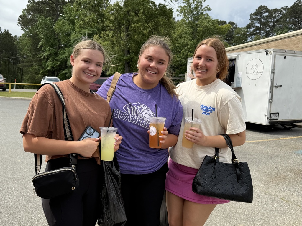 People enjoying food truck Friday 