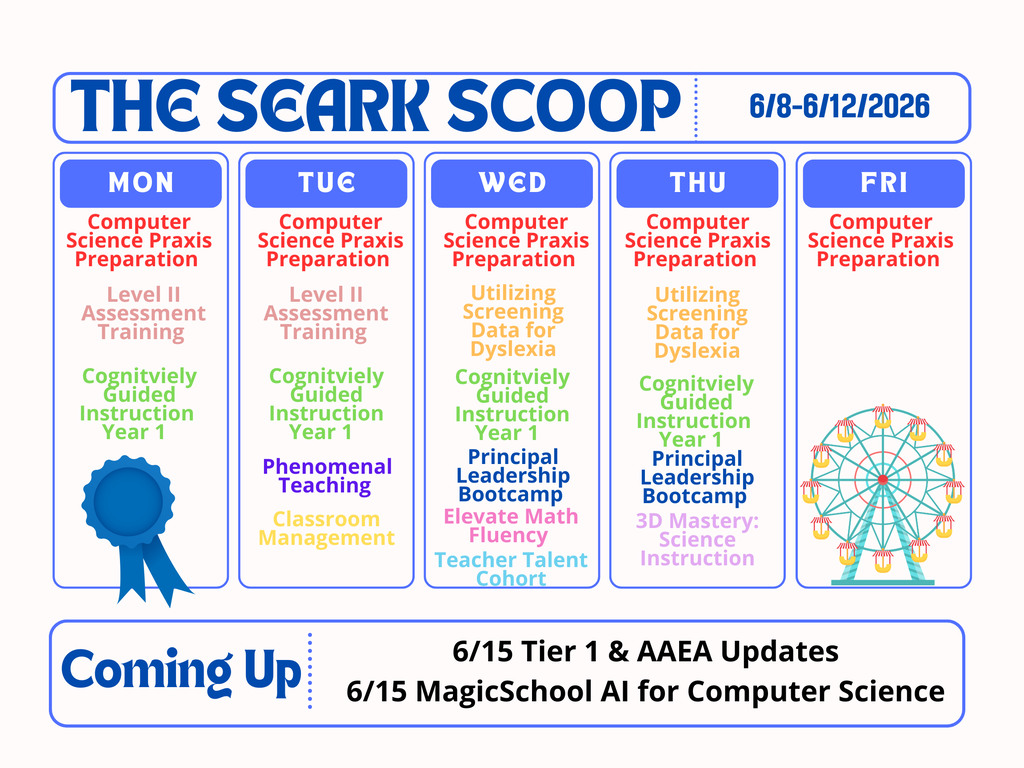 seark scoop for the week