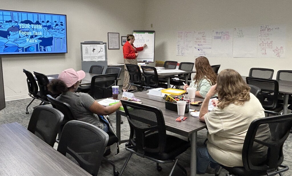 Educators participating in summer professional development