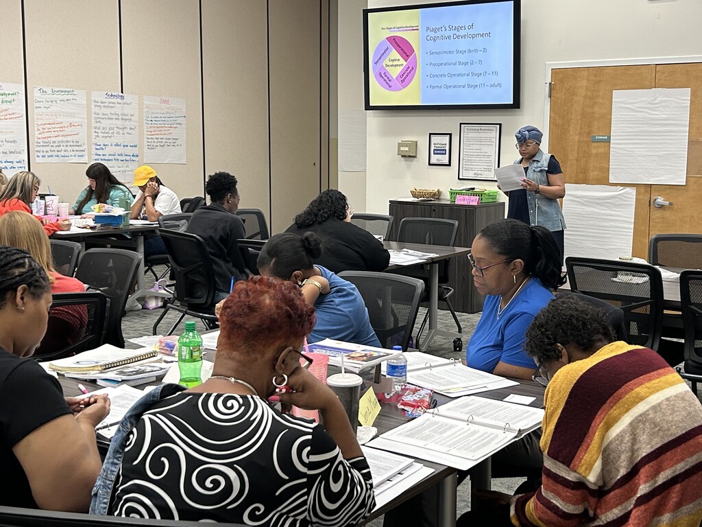 Educators participating in summer professional development