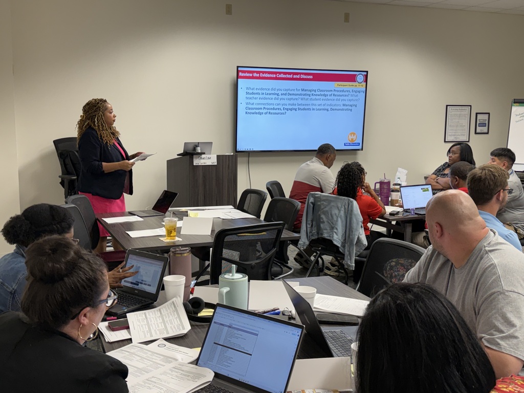 Educators participating in summer professional development