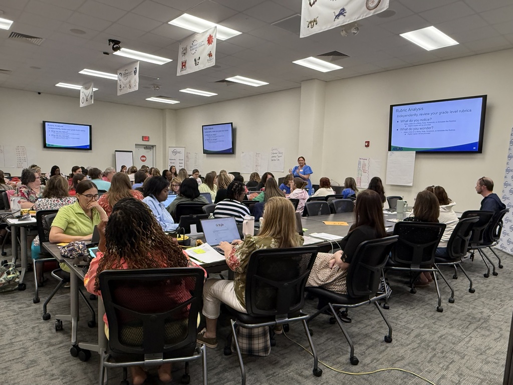 Educators participating in summer professional development