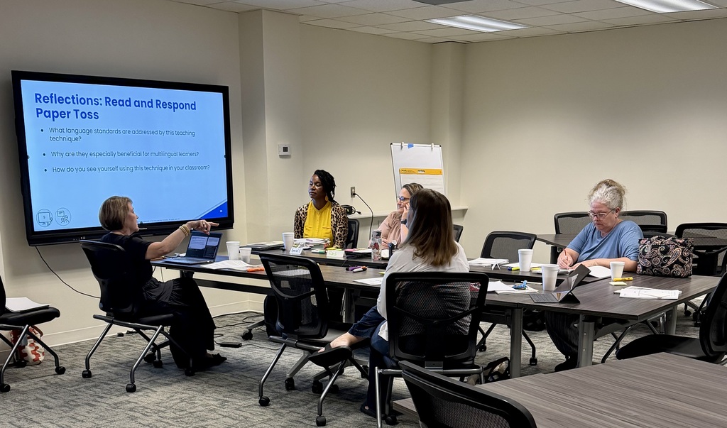 Educators participating in summer professional development