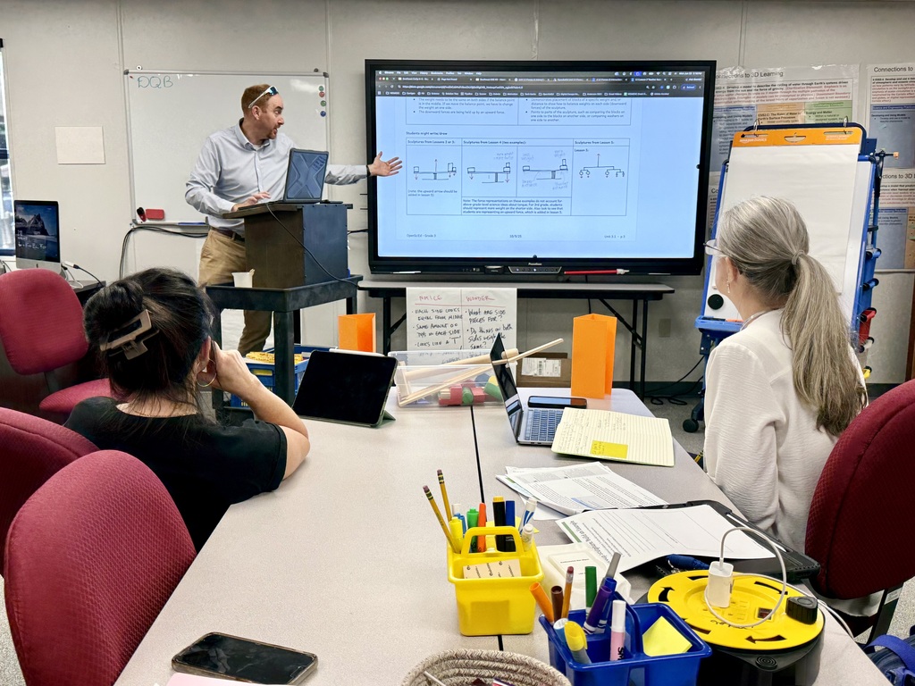 Educators participating in summer professional development