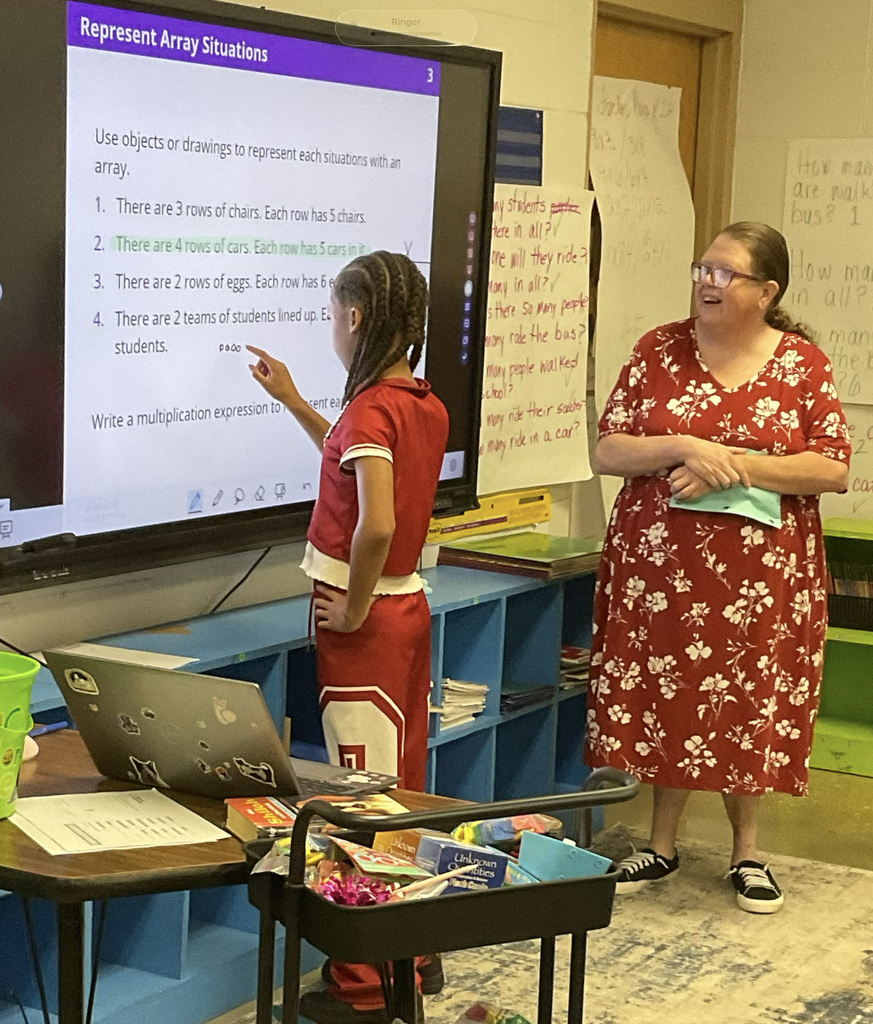 students working math problems