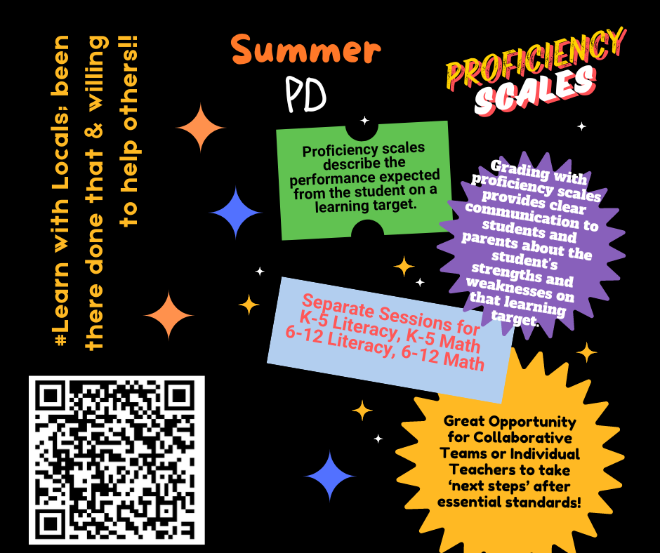 Summer PD Proficiency Scales