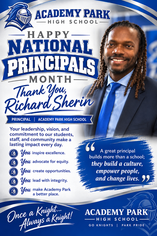 Happy Principals Month to Principal Sherin