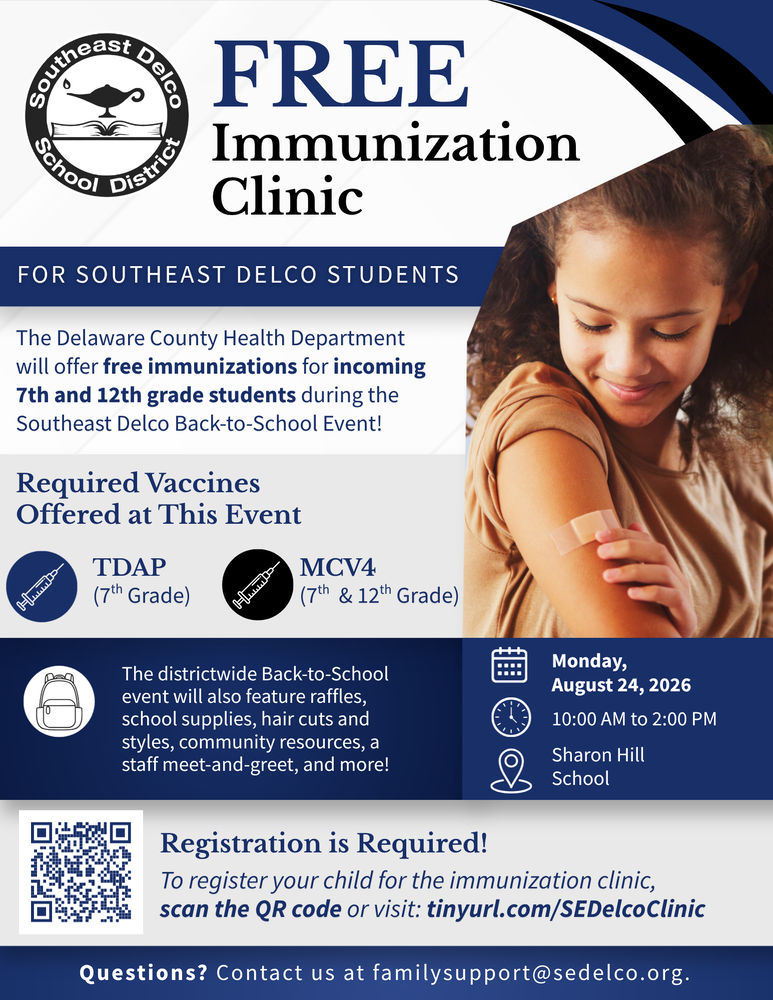 Free Immunization Clinic Flyer