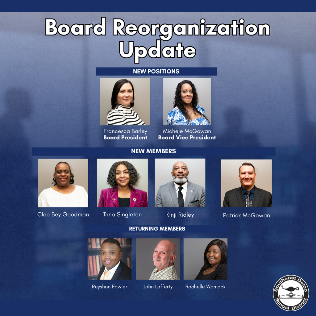board reorganziation update