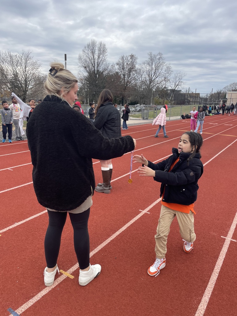 Students participating in turkey trot