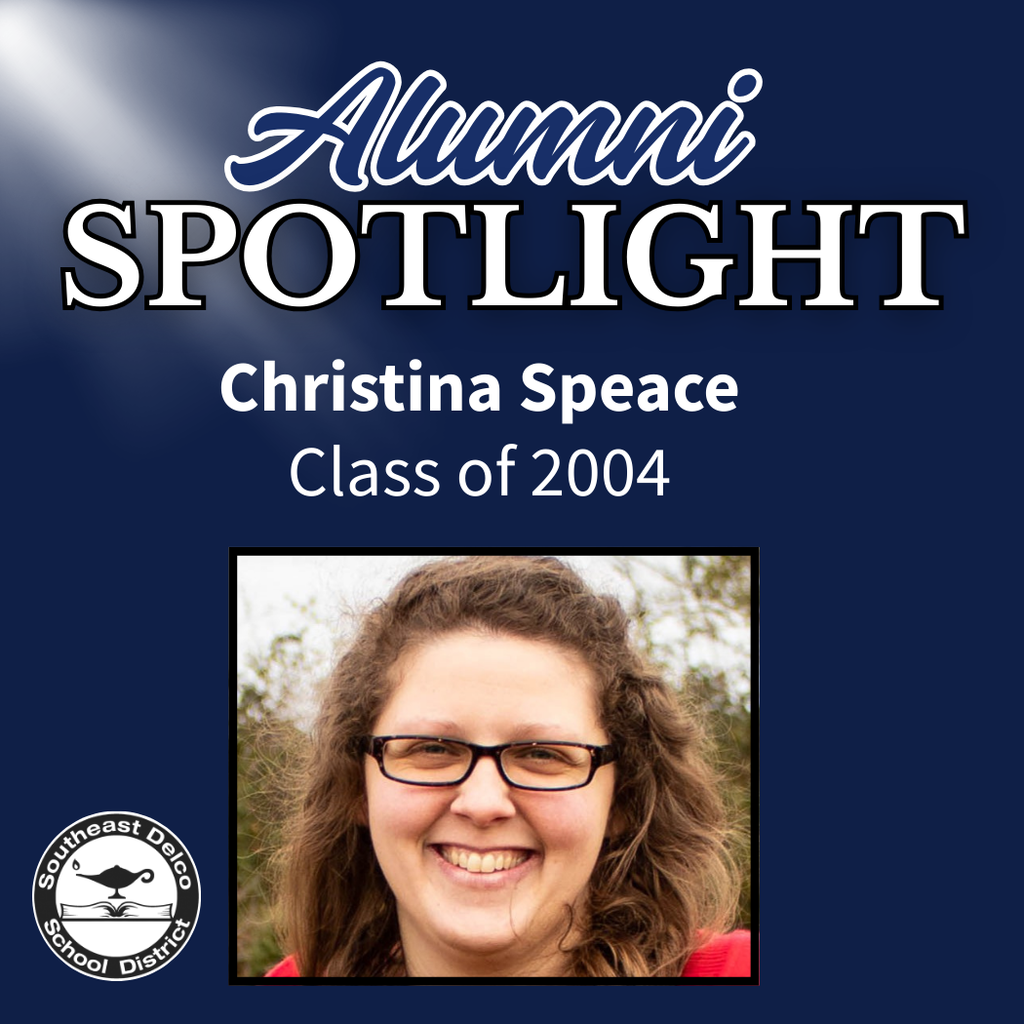 Alumni Spotlight on Christina Speace, Class of 2004, sharing a message about resilience and family work ethic.