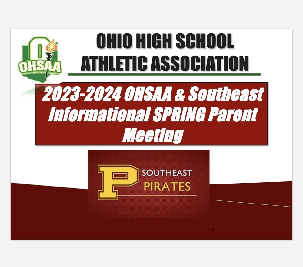 Spring Athletics Parent Information