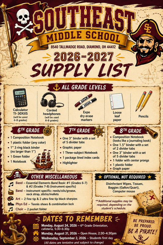 supply lists