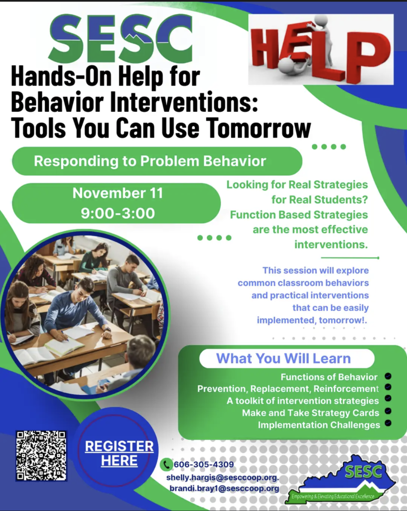 Hands on Help for Behavior interventions