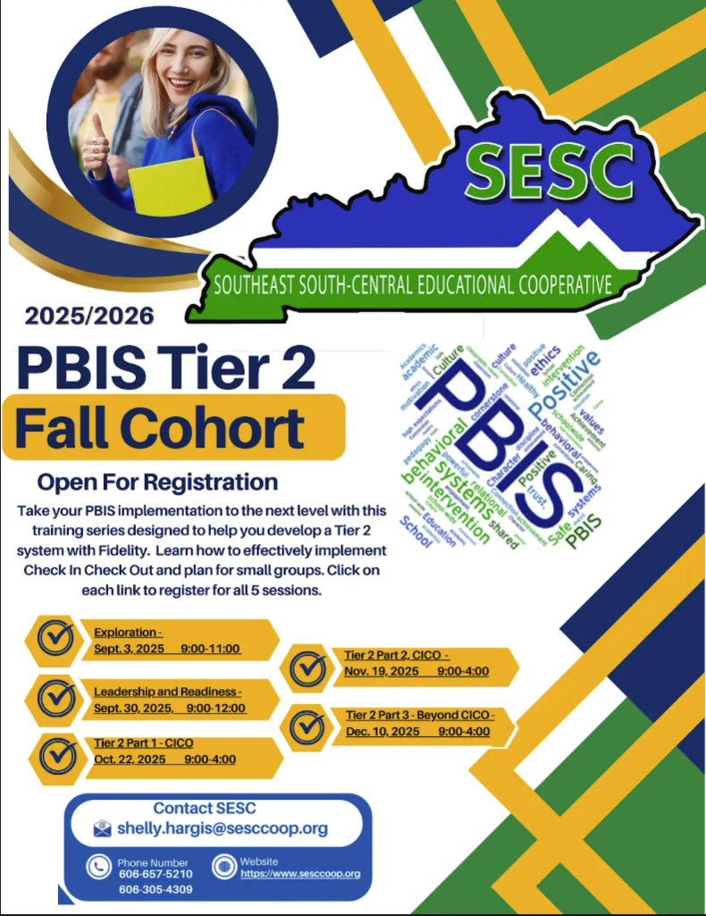 pbis tier 2 fall cohort