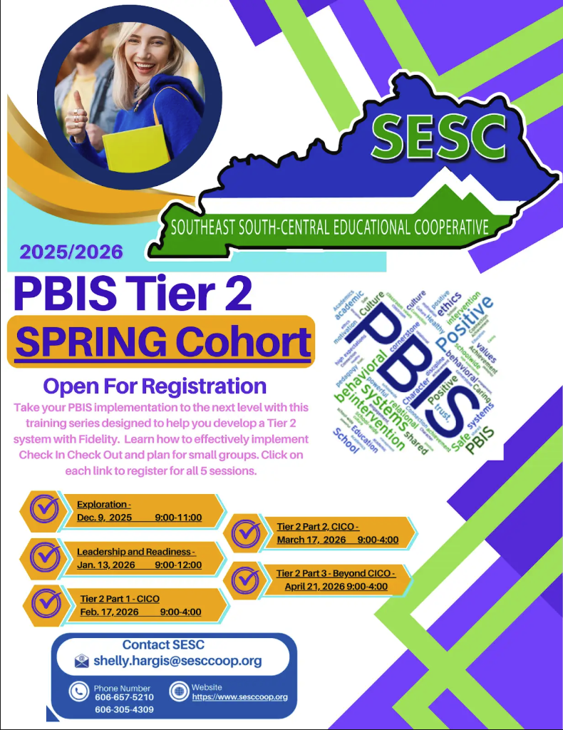 pbis tier 2 spring cohort