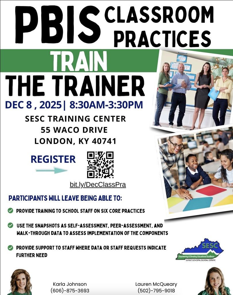 PBIS Classroom Practices Train the Trainer Flyer