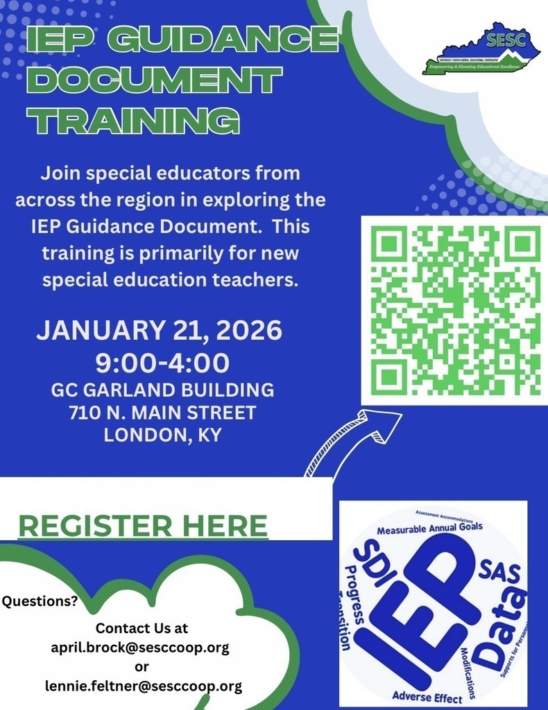 IEP g doc training info