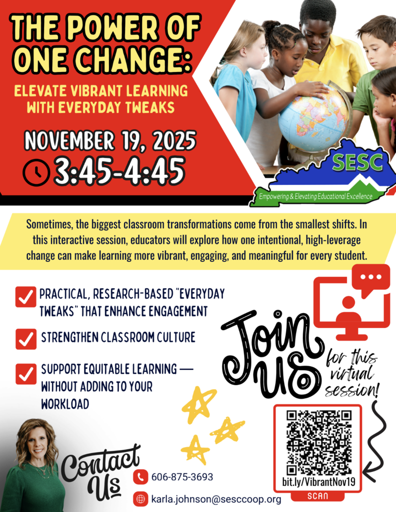 The Power of One Change flyer