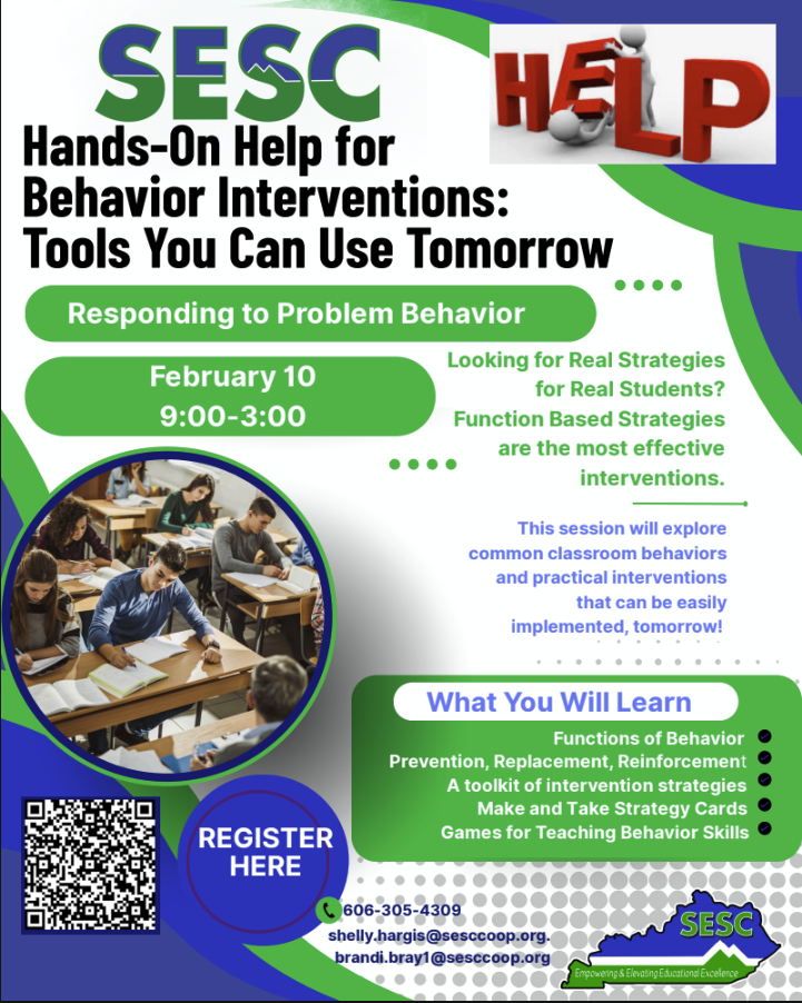 Hands on help for behavior interventions