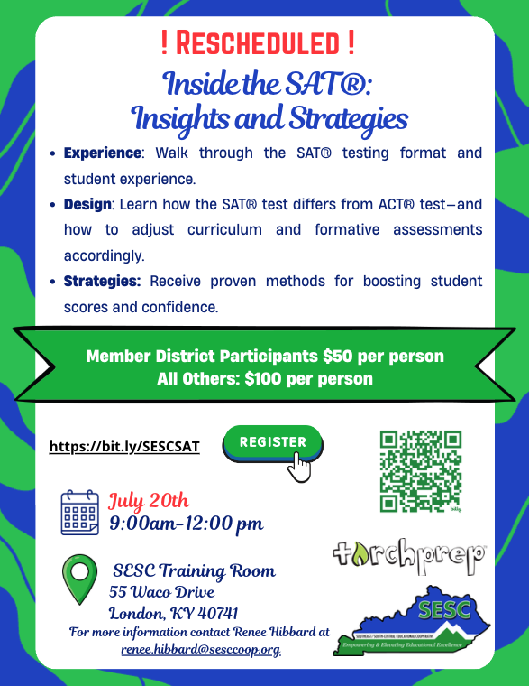 Inside the SAT: Insights and Strategies session flyer