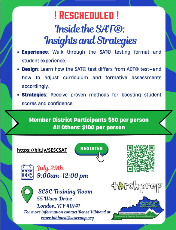 Inside the SAT: Insights and Strategies session flyer