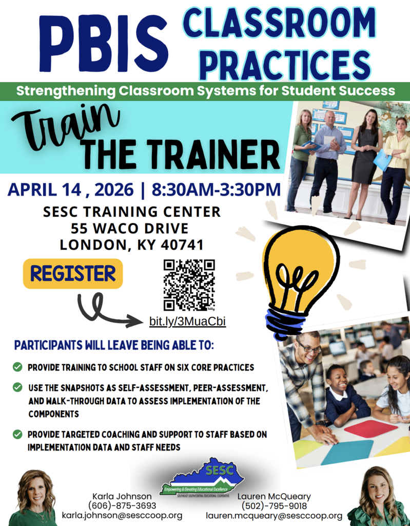 PBIS Classroom Practices- April 14 flyer