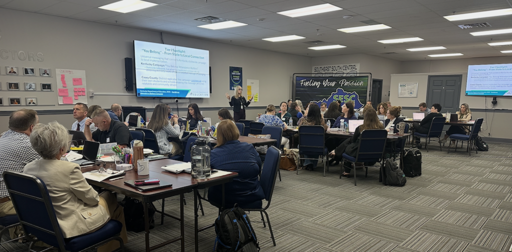 Adult learners participating in Chronic Absenteeism Discussions