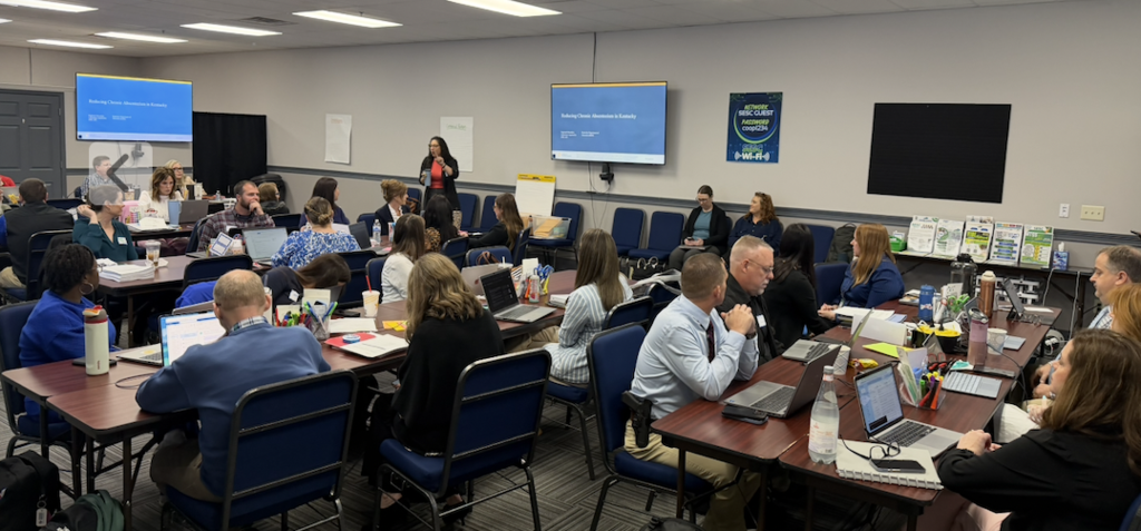 Adult learners participating in Chronic Absenteeism Discussions