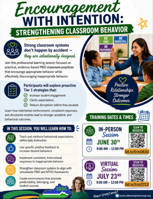 Encouragement with Intention Flyer