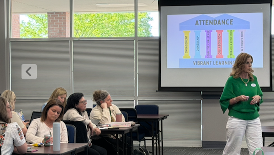 Adult learners participating in a session on Vibrant Learning