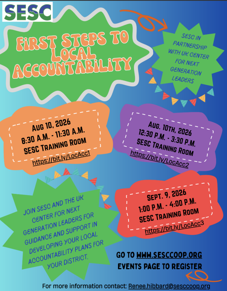 First Steps to Local Accountability flyer