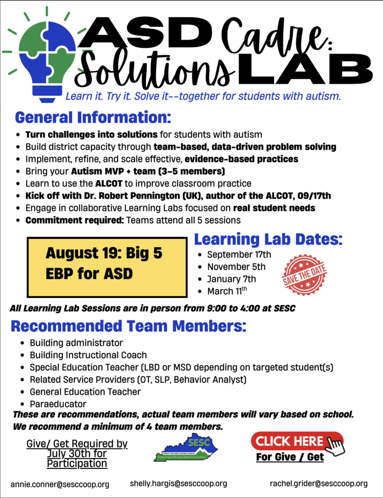 ASD Cadre Flyer