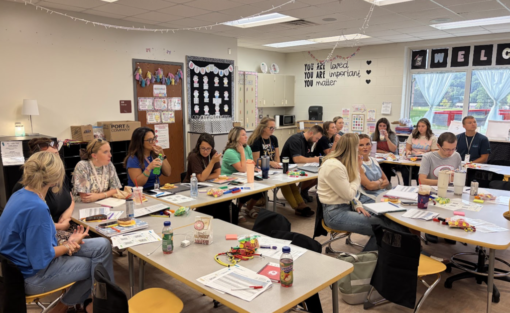What a BLESSED morning! 💙➗✨ Dr. Holly Hibbard and Alicia Whitworth had the privilege of spending the morning with all of the amazing math teachers at Corbin Primary, along with their Math KMIT Coach and Assistant Principal, Jessica Epperson! Corbin Primary uses the KMIT (Kentucky Mathematics Improvement Tool) to conduct classroom observations and use that data to drive meaningful PLC conversations. Today’s training focused on diving deeper into three key components that will help spark and strengthen their math-focused work during PLCs. 📊🧮💡 We absolutely LOVE that, although Corbin Primary already has such strong math practices and classrooms, they are continually looking for ways to grow, reflect, and get even better! 🌟 That commitment to continuous improvement is what makes schools like Corbin Primary so special. I can’t wait to see all the amazing things they continue to do and watch them ROCK this school year! 🎉📚💙 #CorbinPrimary #MathEducation #KMIT #KentuckyMath #MathInstruction #PLC