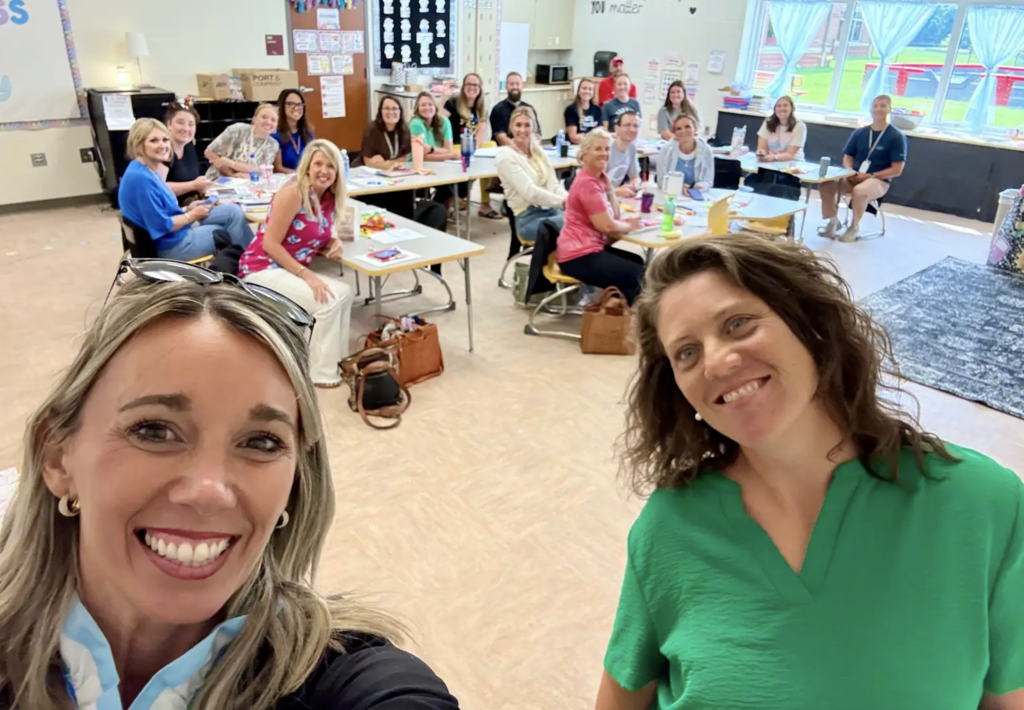 What a BLESSED morning! 💙➗✨ Dr. Holly Hibbard and Alicia Whitworth had the privilege of spending the morning with all of the amazing math teachers at Corbin Primary, along with their Math KMIT Coach and Assistant Principal, Jessica Epperson! Corbin Primary uses the KMIT (Kentucky Mathematics Improvement Tool) to conduct classroom observations and use that data to drive meaningful PLC conversations. Today’s training focused on diving deeper into three key components that will help spark and strengthen their math-focused work during PLCs. 📊🧮💡 We absolutely LOVE that, although Corbin Primary already has such strong math practices and classrooms, they are continually looking for ways to grow, reflect, and get even better! 🌟 That commitment to continuous improvement is what makes schools like Corbin Primary so special. I can’t wait to see all the amazing things they continue to do and watch them ROCK this school year! 🎉📚💙 #CorbinPrimary #MathEducation #KMIT #KentuckyMath #MathInstruction #PLC