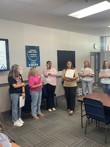 Teachers standing