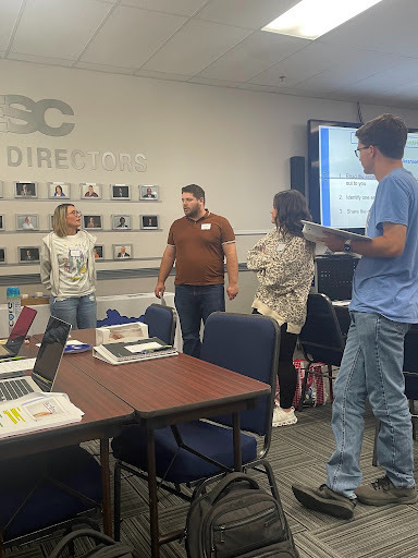 Teachers talking