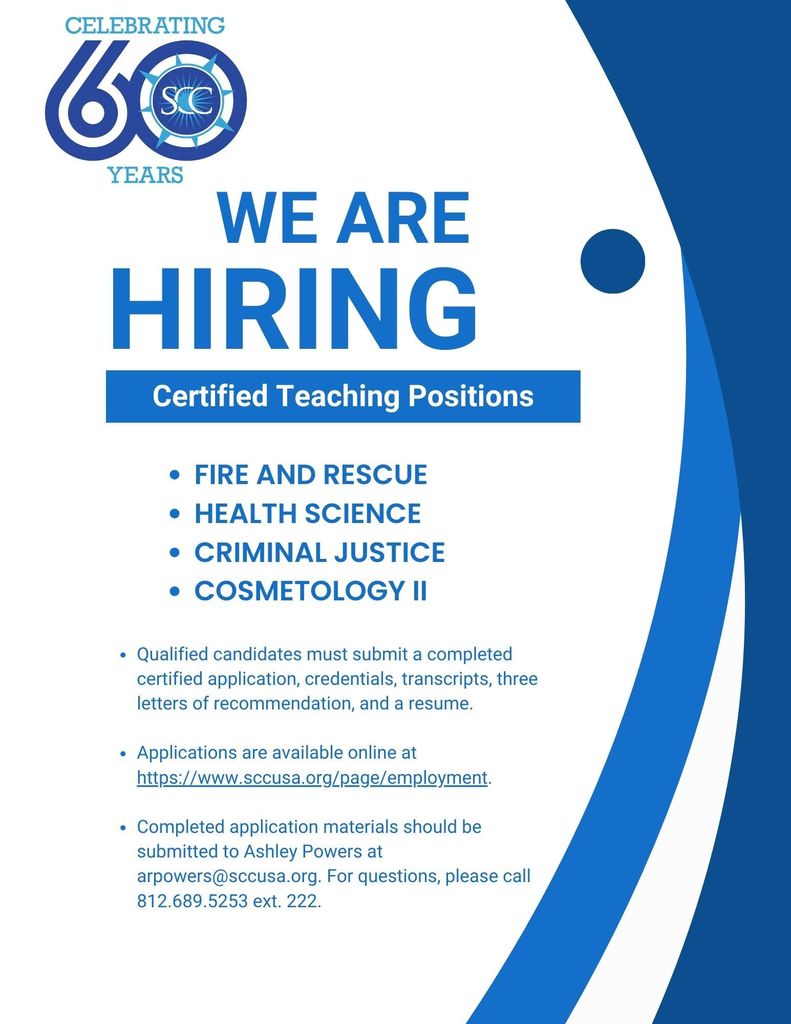 We are hiring flyer