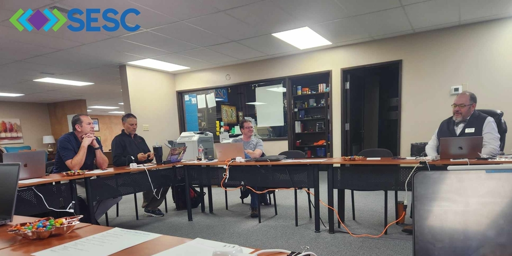 SESC IT Directors and UEN Members Discussing Training Topics