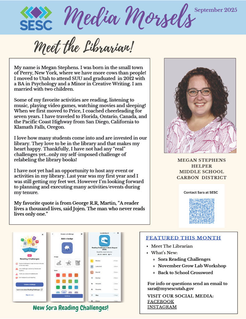September SESC Media Morsels Newsletter