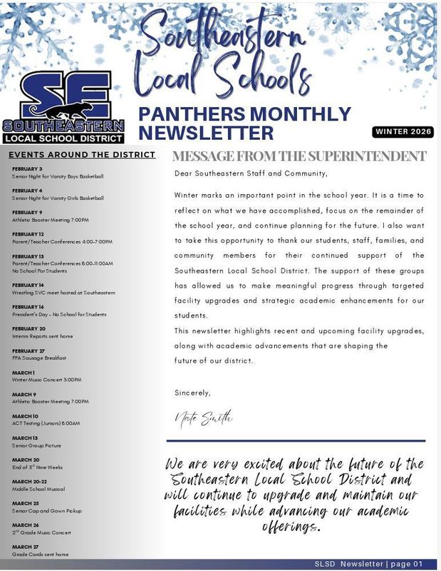 Winter Newsletter