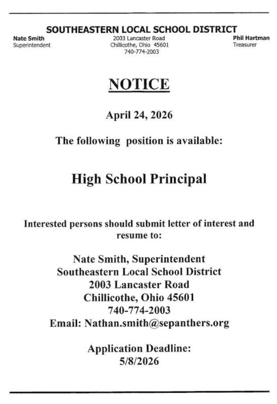 High School Principal