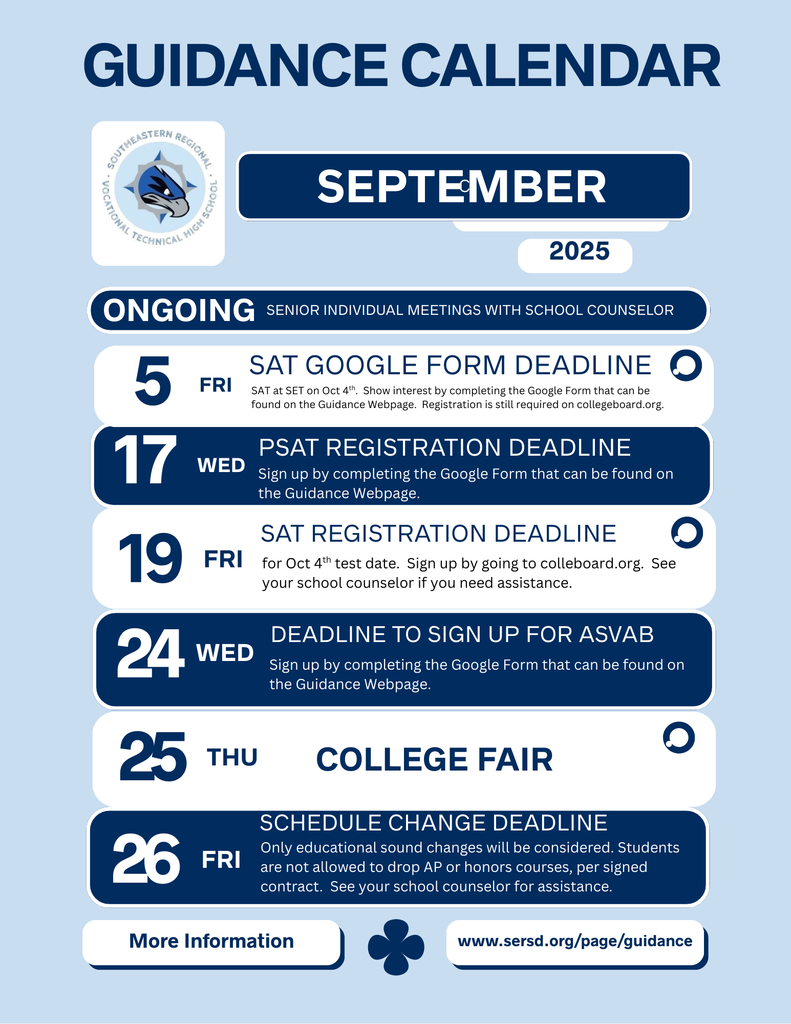 September Guidance Calendar