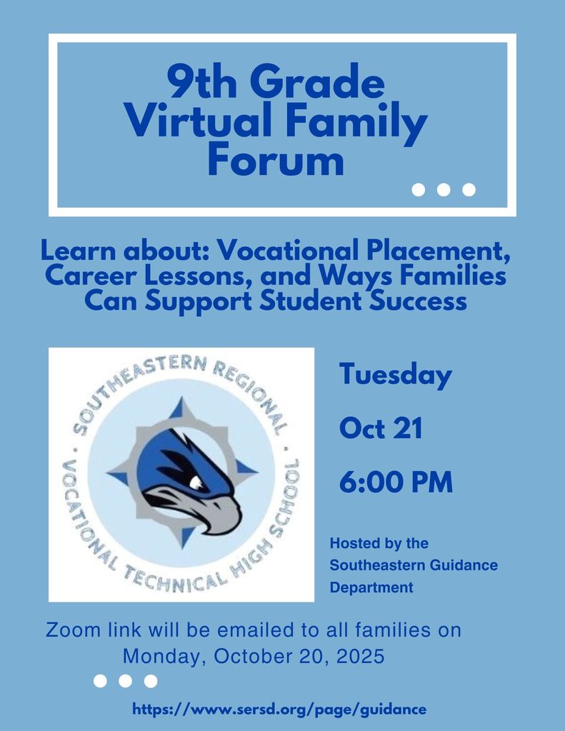 9th Grade Virtual Family Forum