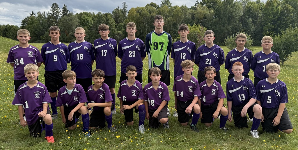middle school boys soccer team