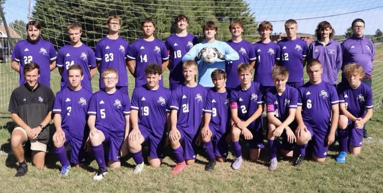 varsity boys soccer team 