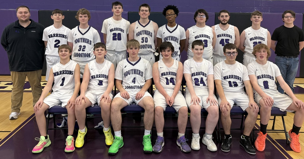 Junior varsity boys basketball team