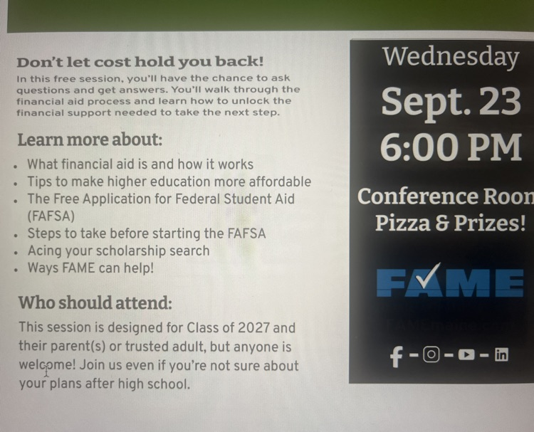 financial aid